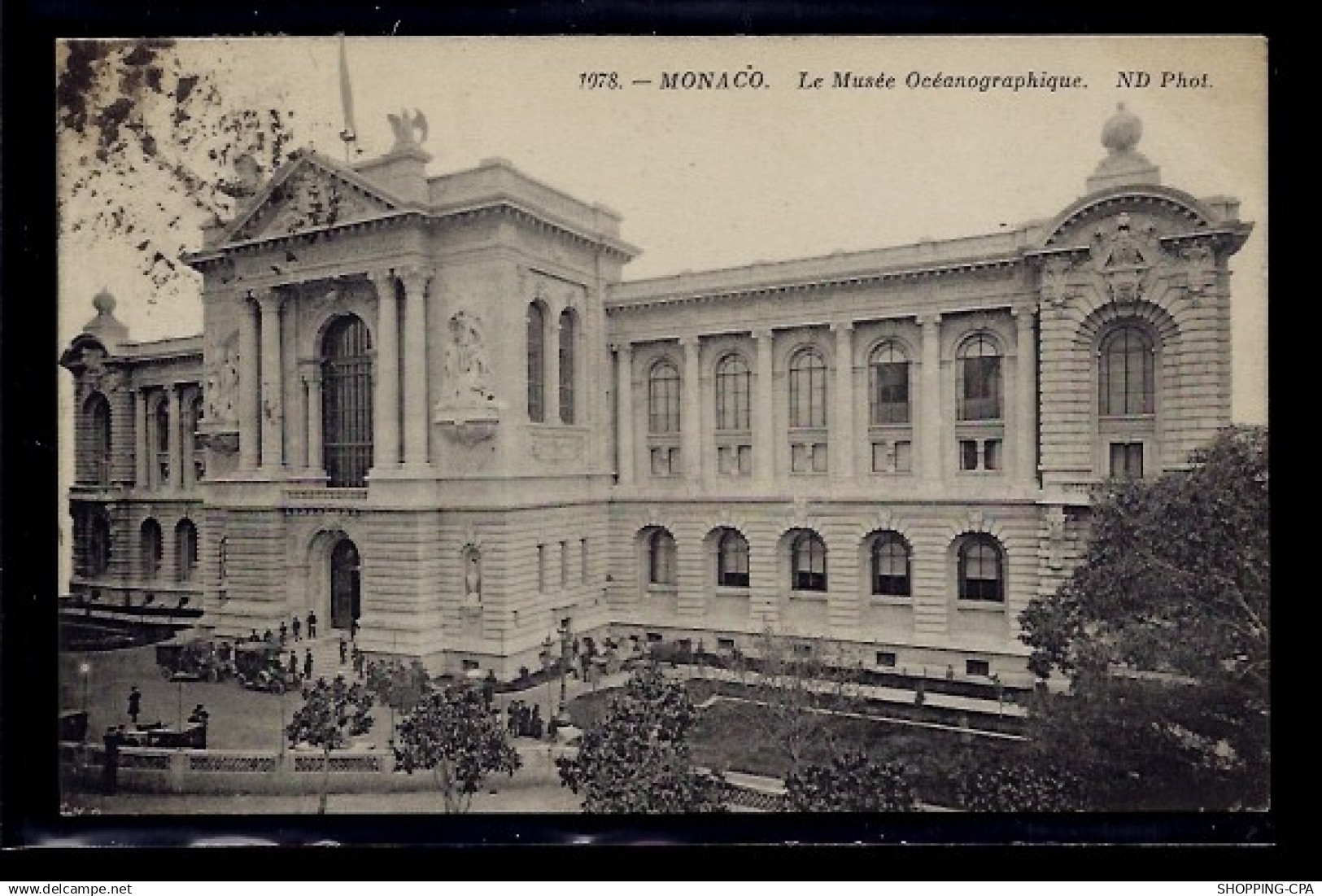 Monaco - Le Musée Océanographique - Voyagé - Dos divisé