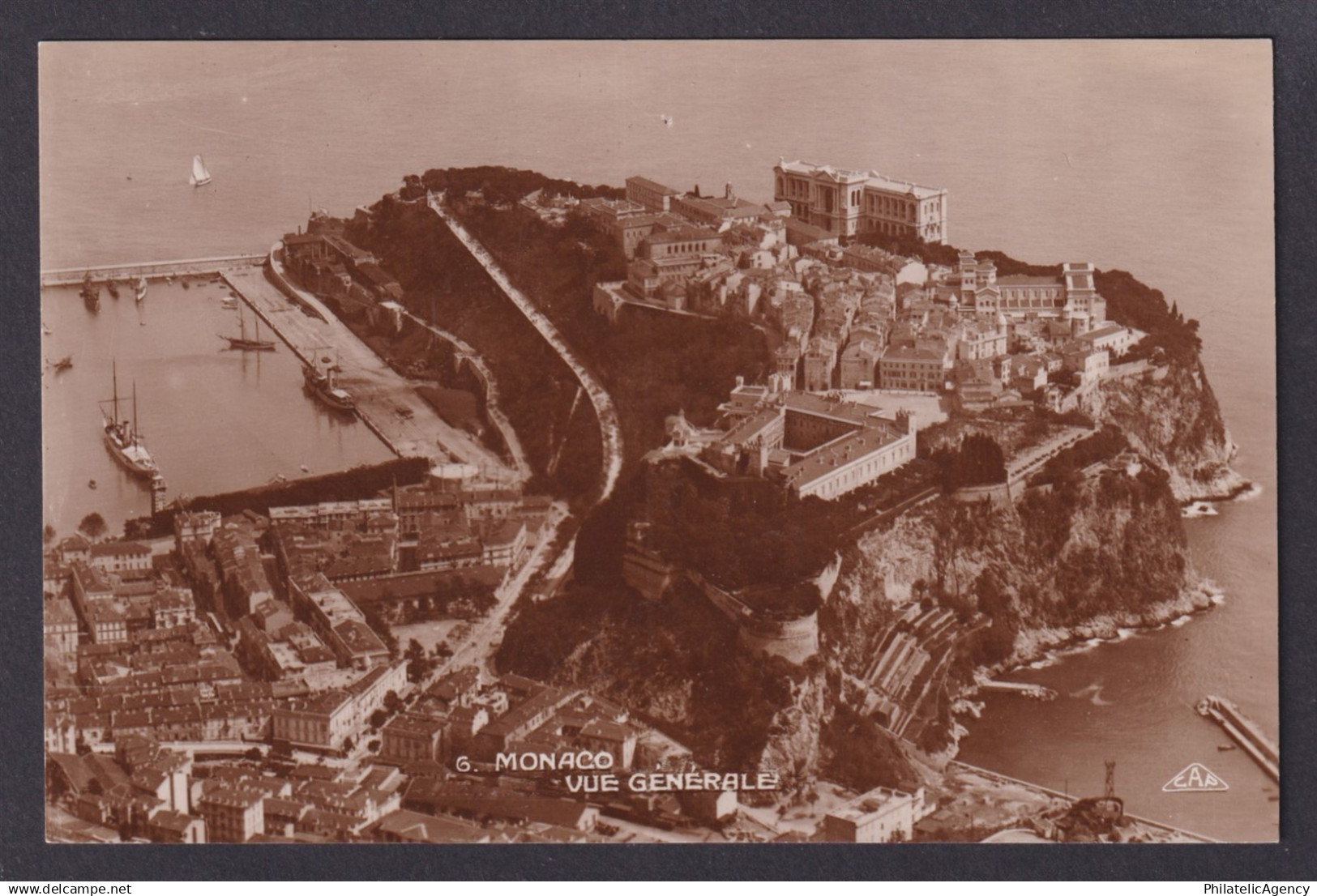 MONACO, Postcard RPPC, Monaco, General view