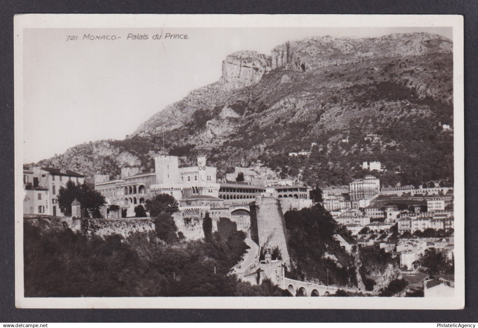 MONACO, Postcard RPPC, Monaco, Prince's Palace