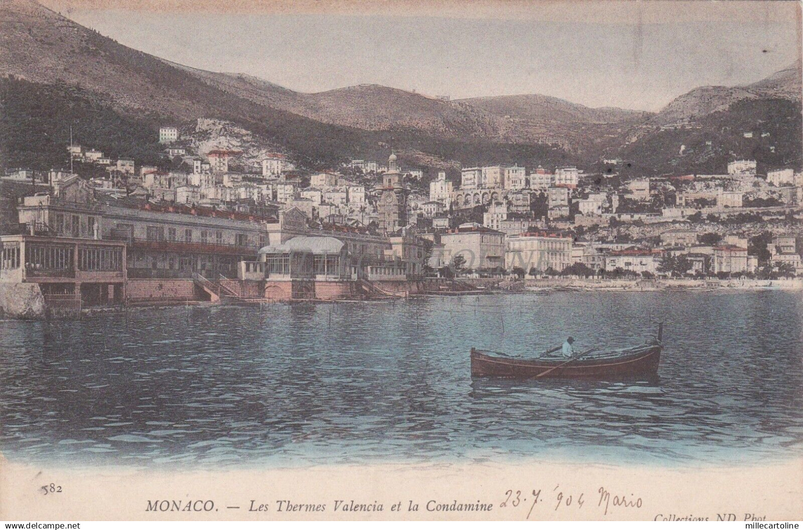 MONACO - Thermes Valencia et la Condamine 1904