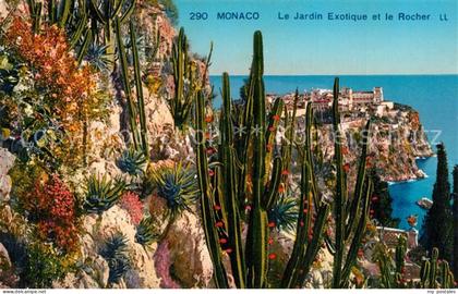 73529319 Monaco Le Jardin Exotique et le Rocher Monaco