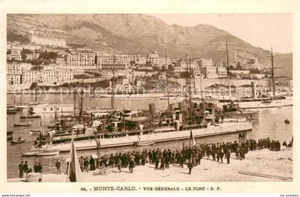 73605757 Monte-Carlo Vue generale Le Port Monte-Carlo