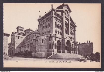 MONACO, Postcard RPPC, Monaco, The Cathedral