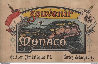 MONACO - Souvenir de Monaco (carnet de cartes détachables)