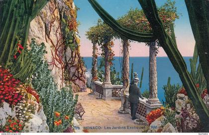 ungelaufene Ansichtskarte Monaco - Les Jardins Exotiques