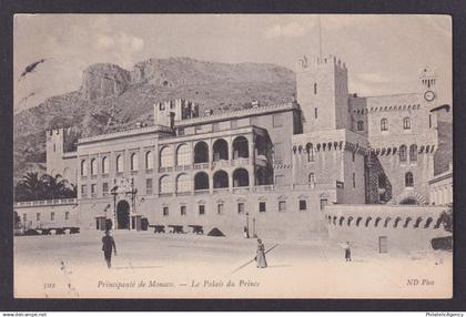 MONACO, Postcard RPPC, Monaco, The Prince's Palace