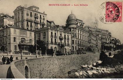 Monte Carlo, Les Hotels, 1908