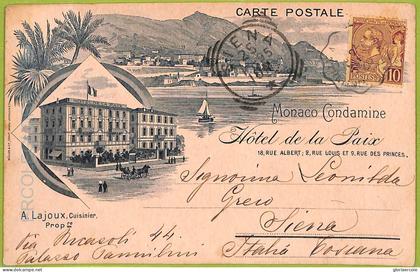 ac9432 - MONACO - VINTAGE POSTCARD - La Condamine  - 1895