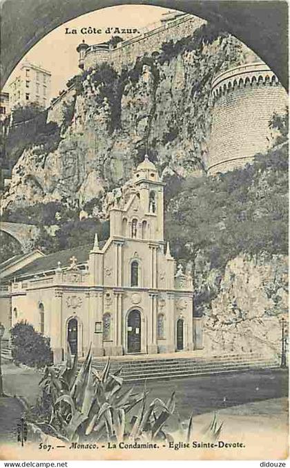 Monaco - La Condamine - Eglise Sainte Devote - CPA - Voir Scans Recto-Verso