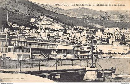 Monaco - LA CONDAMINE - Etablissements de Bains - Ed. Giletta 801