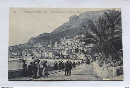 principauté de Monaco, la Condamine et la tête de chien