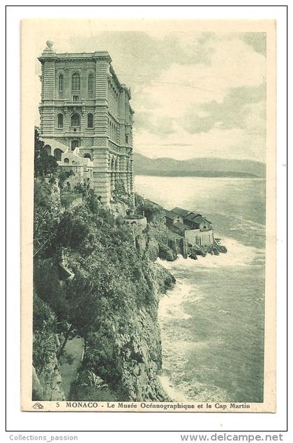 cp, Monaco, Le Musée Océanographique et le Cap Martin