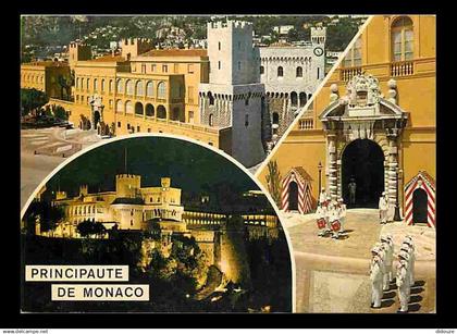 Monaco - Le Palais Princier - Multivues - Relève de la Garde - Militaria - Carte Neuve - CPM - Voir Scans Recto-Verso