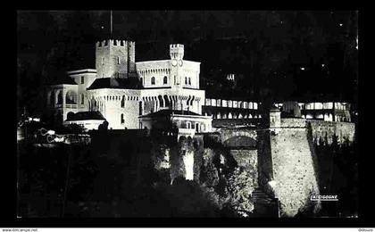 Monaco - Le Palais Princier - Vue de Nuit - Flamme Postale - CPM - Voir Scans Recto-Verso