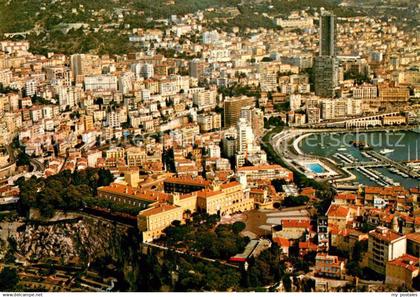 Monaco Vue aerienne du Palais Princier