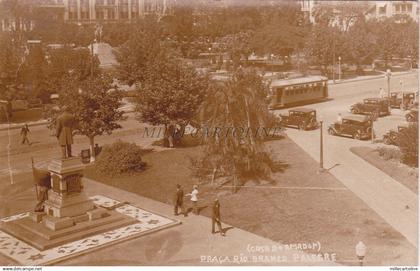 BRAZIL - Porto Alegre - Praca Rio Branco - Photo Postcard 1936