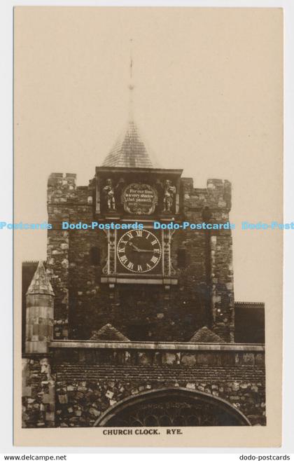 C005201 Church Clock. Rye. Uitg. Korenbloemke. Roosendaal. Jos Pe. Arnhem