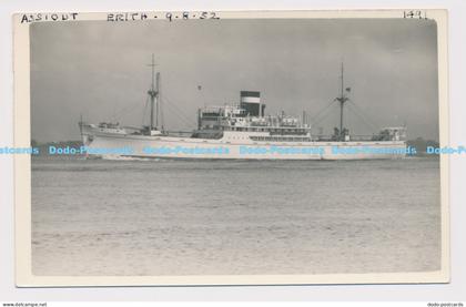 C021197 Assiout. Erith. 1952. Ship. Photo