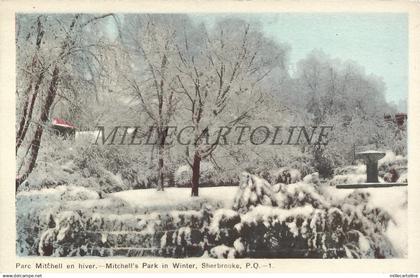 CANADA - Mitchell's Park in Winter, Sherbrooke, Postcard