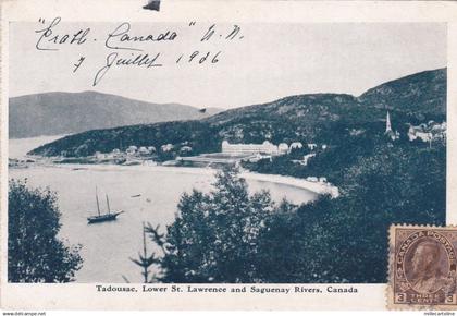 * CANADA - Tadousac, Lower St.Lawrence and Saguenay Rivers 1926