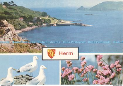 D003593 Herm. 1977 stamp. White house Hotel and Herm. Tenant of Herm. Jarrold