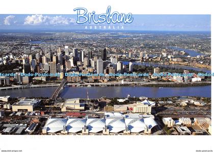 D010155 Brisbane. Skyiline. Brisbane Exhibition. Convention. Centre. Foreground.