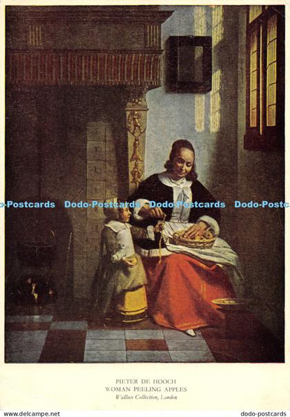 D010594 Pieter de Hooch. Woman Peeling Apples. Wallace. Medici