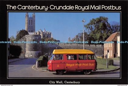D018519 The Canterbury. Crundale Royal Mail Postbus. City Wall. Canterbury. Head