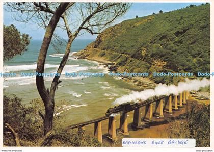 D024222 Railway Bridge over Kaaimans River. Wilderness. Cape. South Africa. Prot