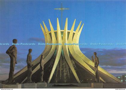 D026257 Brasilia. DF Brasil. Esculturas da Catedral. Sculptures of the Cathedral