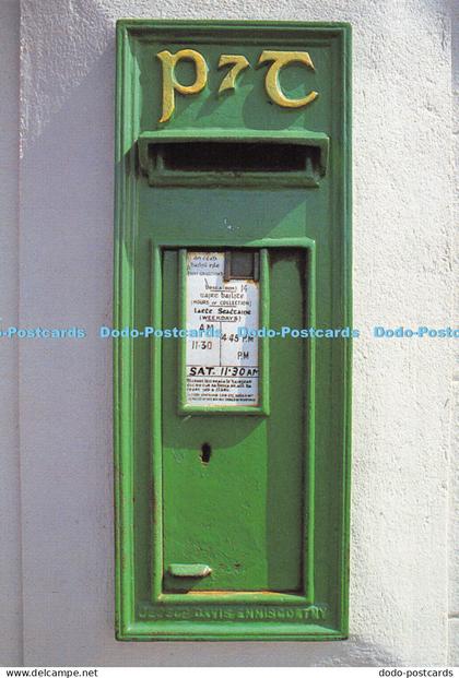 D027473 Post Box at the Railway Station. Wexford Town. Real Ireland. Liam Blake.