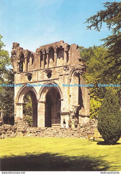 D032454 Berwickshire. Dryburgh Abbey. The north transept which contains the tomb