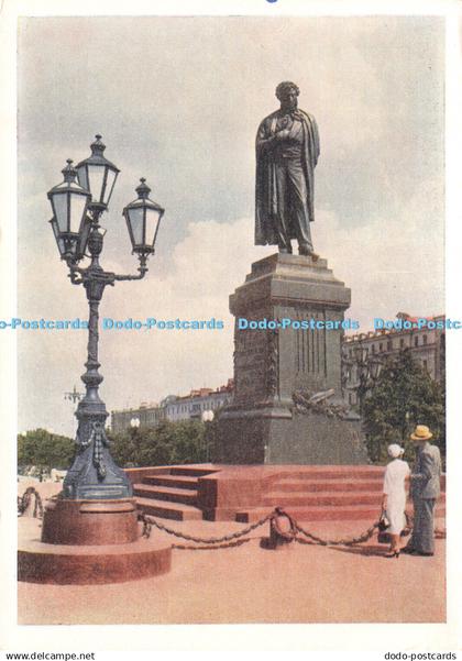 D036774 Moscow. Monument to A. S. Pushkin. Izogi. Moscow. I. Golanda