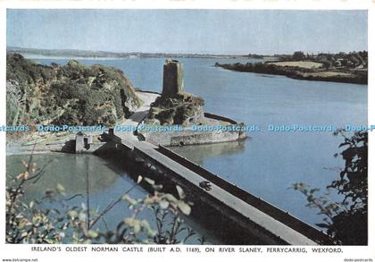 D037426 Wexford. Ferrycarrig. Ireland Oldest Norman Castle. On River Slaney. Iri