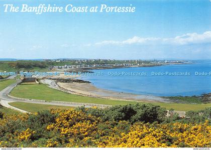 D037680 The Banffshire Coast at Portessie. Whiteholme. A Hail Caledonia Product.
