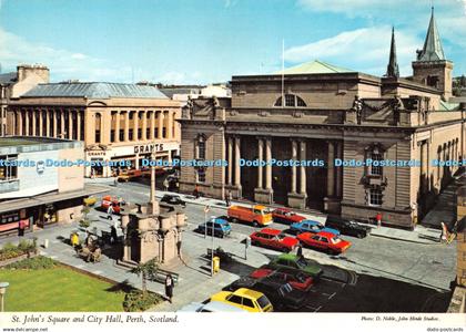 D037941 Scotland. St. John Square and City Hall. Perth. John Hinde. D. Noble. 19