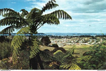 D039965 Auckland N. Z. Titirangi end of Waitakeres Looking Towards Green Bay. Wh