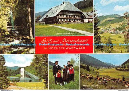 D040421 Hohenluftkurort. Menzenschwand. Hochschwarzwald. Trachten. R. Schauble.