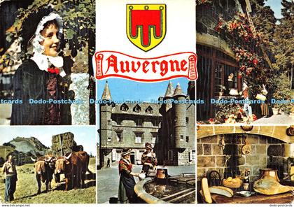 D041505 Auvergne. L Auvergne et ses Traditions. La fenaison. Le Cantou. La Cigog