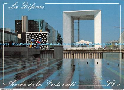 D056542 La Defense. Arche de la Fraternite. Guy. Leconte