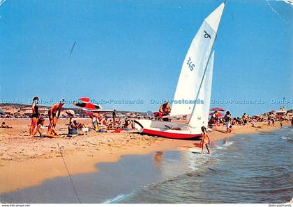 D063531 Frontignan Plage. Herault. La plage et ses Plaisirs. SL