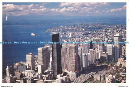 D068601 Seattle. Washington. An aerial view of metropolitan Seattle. Charles Ada