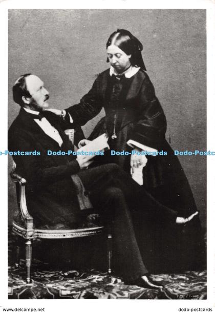 D086579 Queen Victoria and Prince Albert. Mayall about 1860. Crown. Victoria and