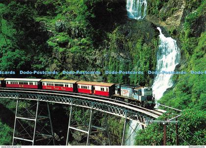D092767 Kuranda. N. Q. Kuranda Train. Stony Creek Falls. Cairns Kuranda Railway