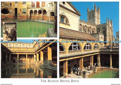 D099824 Roman Baths. Bath. Kings Bath and Great Bath. Unichrome. Steve Day. Jarr