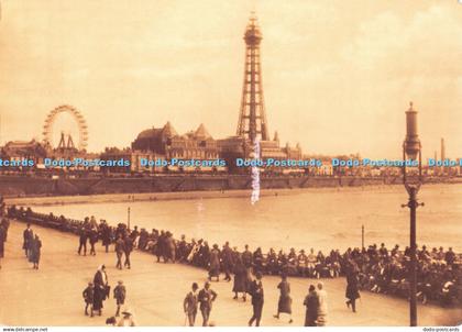 D101227 Blackpool Tower and Circus. The construction of Blackpool Tower was insp