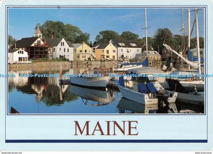 D102844 Maine. Kennebunkport Harbor. James Blank. Impact. 1988