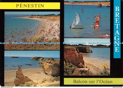 D104887 Penestin. Balcon sur lOcean. Bretagne. Couleurs de Bretagne. Jack. 1991.