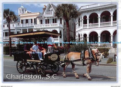 D108326 Charleston. S. C. South Battery Carriage Tour. Charleston Post Card. Bry
