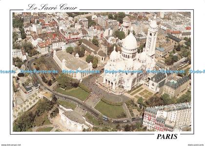 D113604 Le Sacre Coeur. Paris. Vue aerienne sur le Sacre Coeur. Arthus Bertrand.